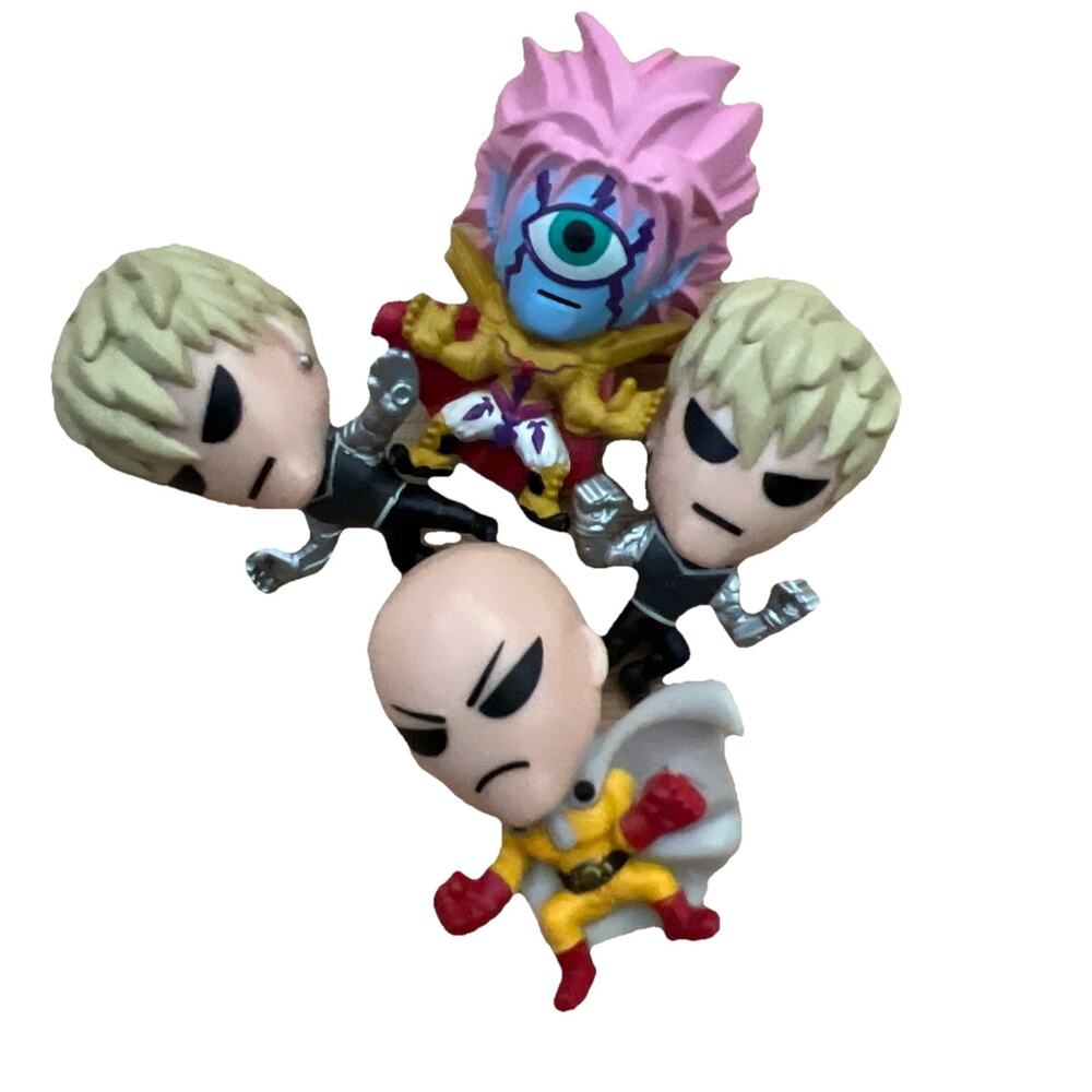One Punch Mini Figures Set Of 4
